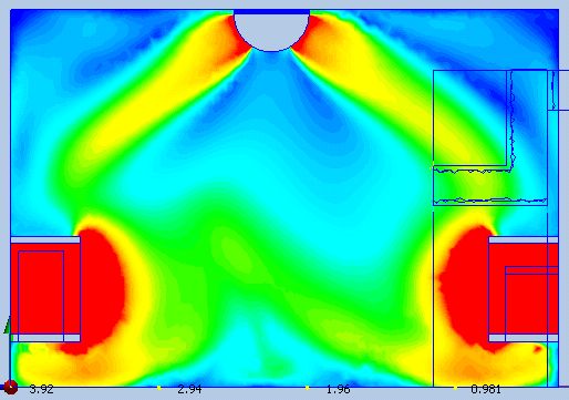 Estudio aerólico conductos textiles INTARCON