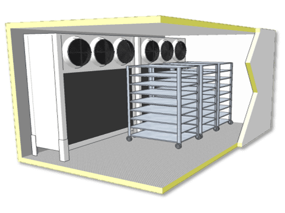 Túnel de congelación para cámaras frigoríficas INTARCON