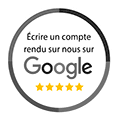 Écrivez un commentaire sur nous sur Google