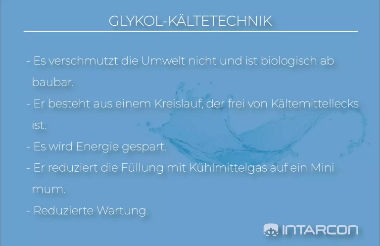GLYKOL-Kühltechnik - INTARCON